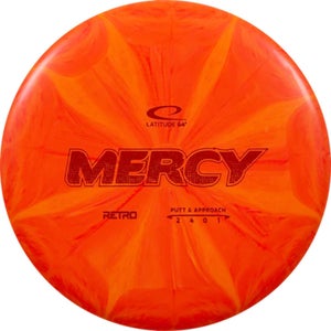 Dynamic Discs Latitude 64 Retro Mercy 173-176g Disc Golf New Orange Putt & Appro