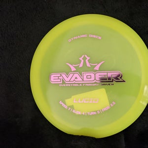 Dynamic Discs Lucid Evader 170-172g New Driver Yellow