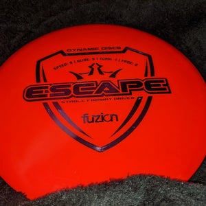 Dynamic Discs Fuzion Escape 160-169g New Driver Red