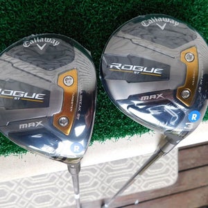 Callaway ROGUE ST MAX (3W & 5W) FW Wood Set w/ TENSEI Blue 65g R Flex Shafts