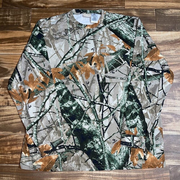 Realtree Edge Men's Long Sleeve Scent Control Hunting Camouflage Tee Shirt  