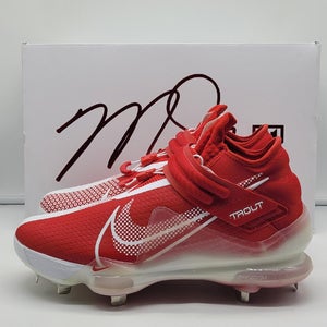 Red Men's Metal High Top Force Zoom Trout 7