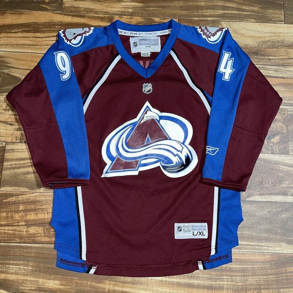 Youth L/XL - Vintage Colorado Avalanche NHL Hockey Jersey