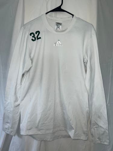 USF FOOTBALL TEAM ISSUED COMPRESSION COLD WEATHER WHITE LONGSLEEVE *NEW*