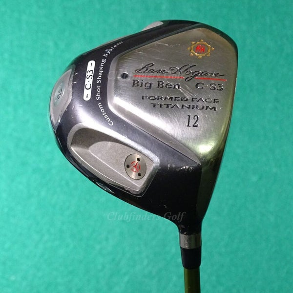 Ben Hogan Big Ben C-S3 Draw 12° Driver Aldila NV 85-S Graphite Stiff w/ HC
