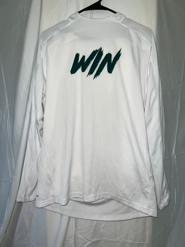 USF FOOTBALL TEAM ISSUED WHITE DRI-FIT HOODIE *NEW*