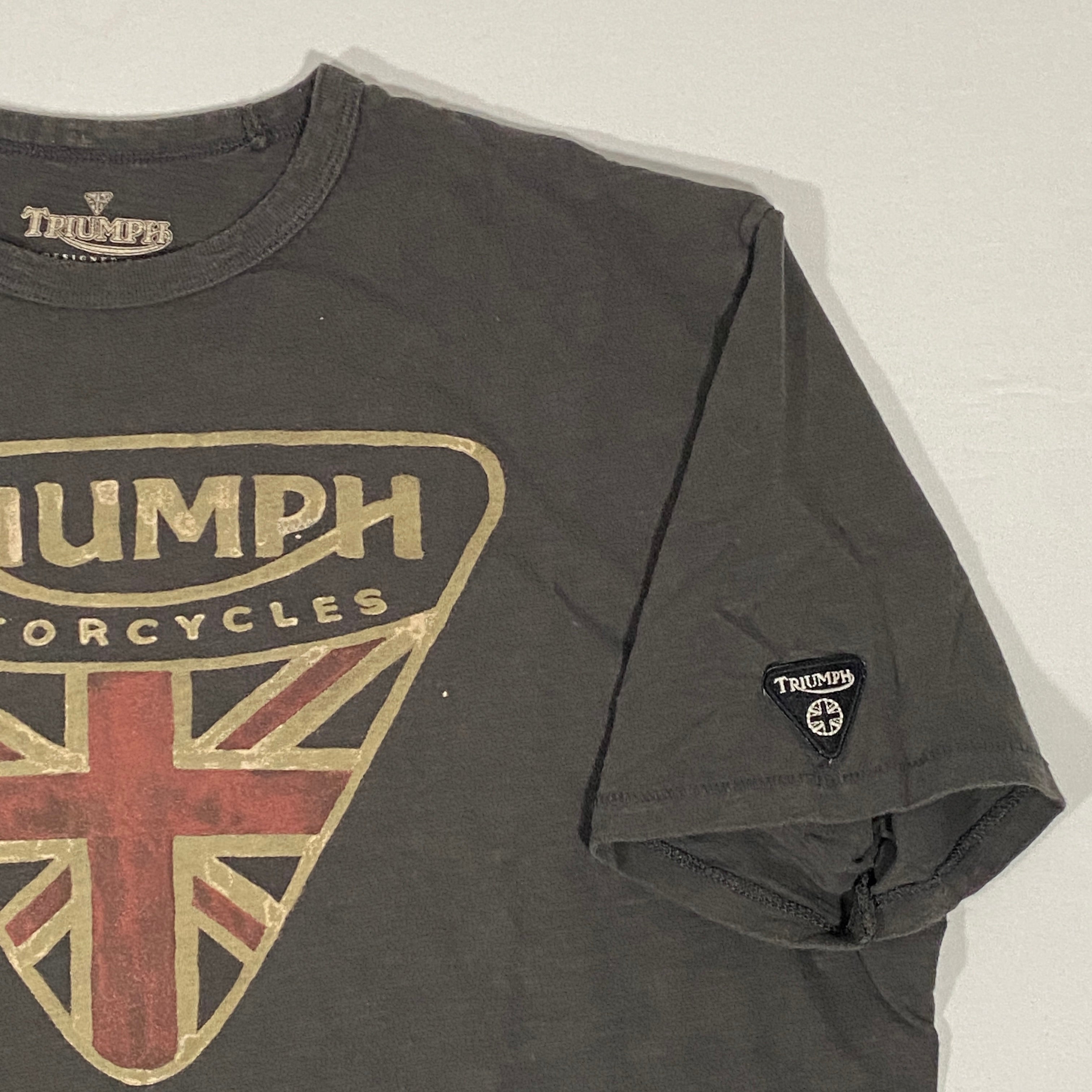 Triumph Motorcycles x Lucky Brand T-shirt Double - Depop