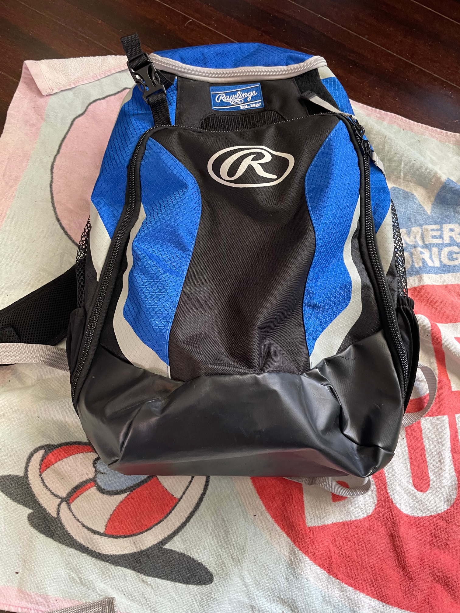 Blue Used Rawlings R500 bay bag