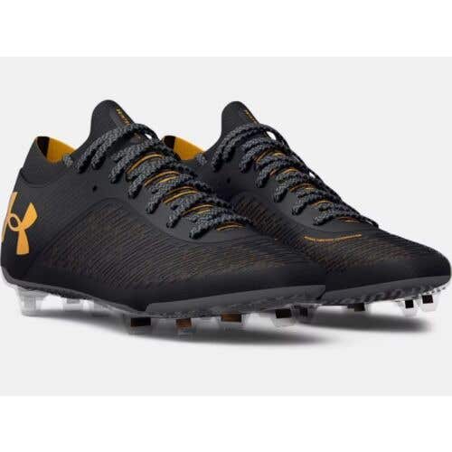 new men's 7 Under Armour Shadow Pro Firm Ground Men Soccer Cleat Black 3025643-001