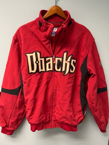 Like New Majestic MLB official Arizona D-Backs Thermabase Dugout Jacket