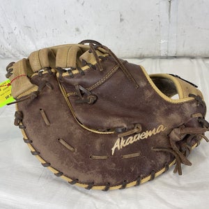 Used Akadema Pro Soft Series Ajj254 12 1 2" Leather First Base Mitt Glove