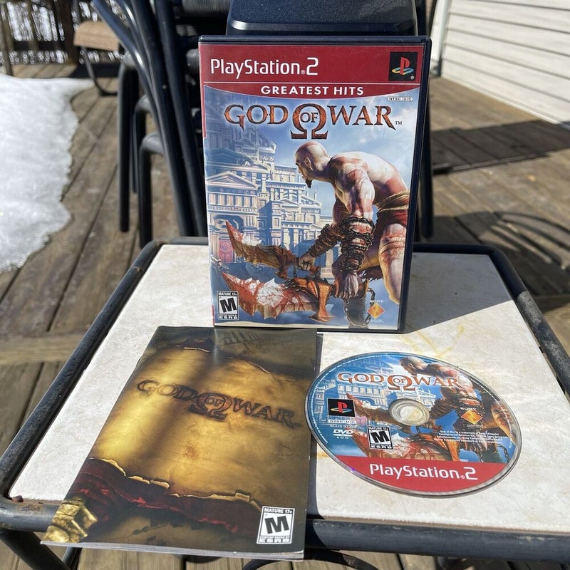 God of War Greatest Hits (Sony PlayStation 2 2005) Complete Tested CIB PS2