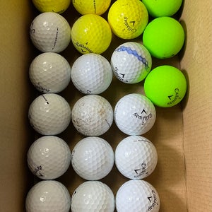 55 Used assorted golf Balls