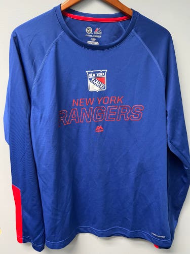 New York Rangers Majestic Coolbase long sleeve t-shirt