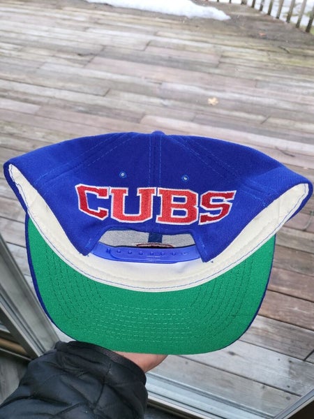 Vintage Chicago Cubs Cooperstown Collection American Needle Green Strapback  Hat