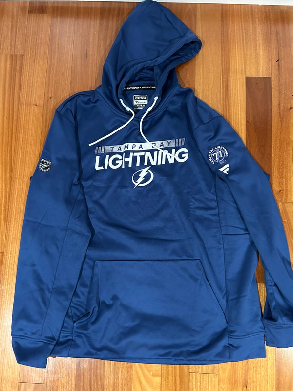 Tampa Bay Lightning Fanatics Branded Authentic Pro Locker Room Pullover  Hoodie