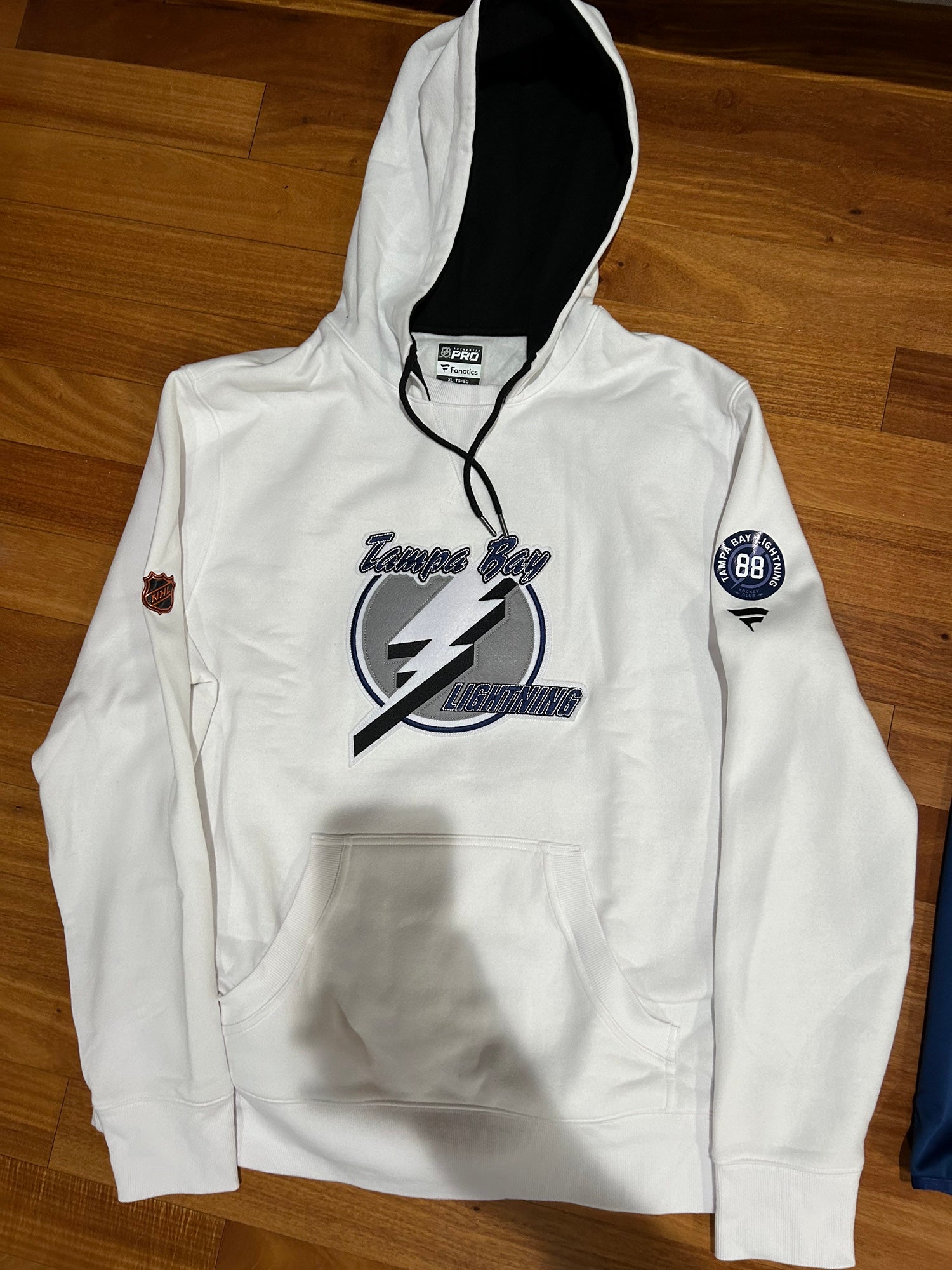 Tampa Bay Lightning Fanatics Branded Authentic Pro Locker Room Pullover  Hoodie