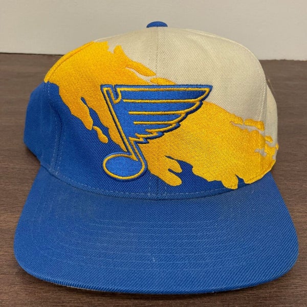 NHL St. Louis Blues Shark Tooth Hat - Vintage Snapback Warehouse %