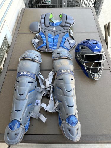 All Star System 7 Axis Catcher's Set