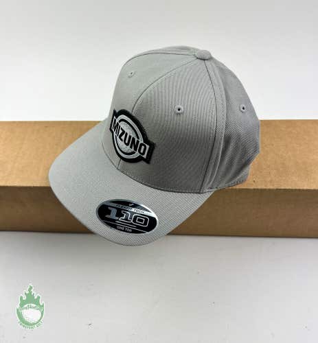 New w/ Tags Mizuno Patch Grey Golf Snapback Hat