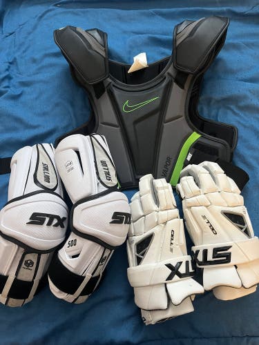 NIKE & STX GLOVES & PADS
