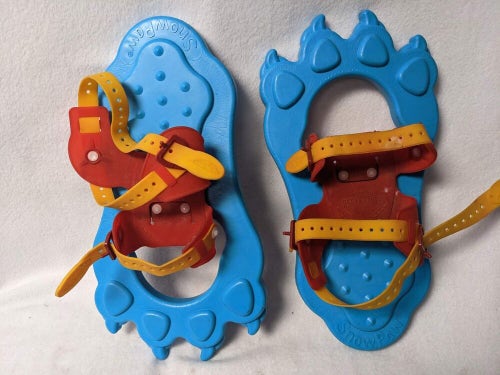 Redfeather Snowpaw Kids Snowshoes Size 14 In Color Blue Condition Used