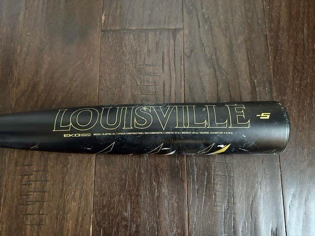 Well Cared For - Used USSSA Certified 2021 Louisville Slugger Composite Meta Bat (-5) 26 oz 31"