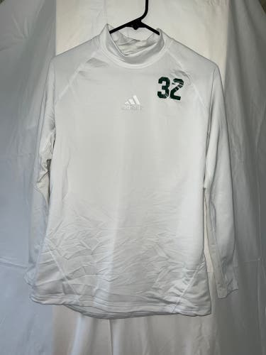 USF FOOTBALL TEAM ISSUED COMPRESSION COLD WEATHER WHITE LONGSLEEVE *NEW*
