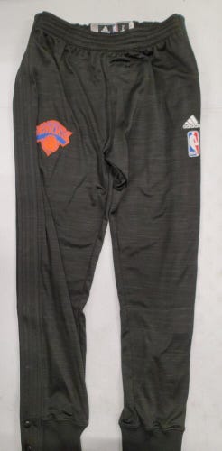 21021-10 Adidas BROOKLYN NETS GAME USED AUTHENTIC Warm Up Pants W