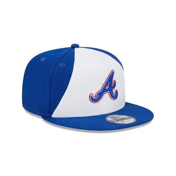 Atlanta Braves New Era 9FIFTY Cooperstown Feather Snapback Hat Cap 950 Retro