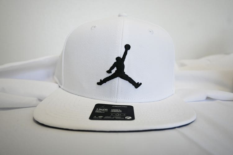 White New Men's One Size Fits All Air Jordan Hat