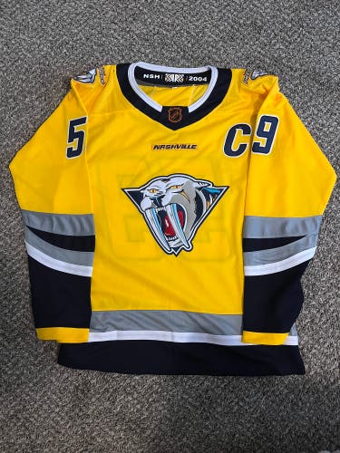Roman Josi Reverse Retro Nashville Predators Replica Jersey