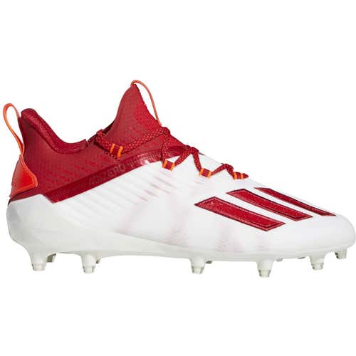 Men's New Size 12.5  Adidas Low Top adizero Football Red