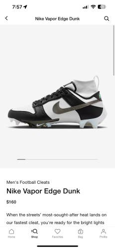 Men's Molded Cleats Low Top Vapor edge pro 360