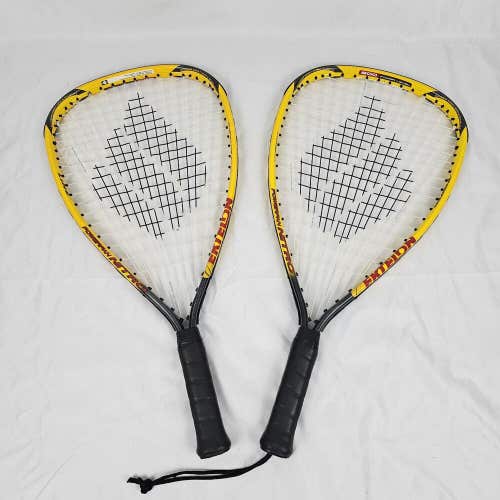 2-Pack Ektelon PowerFan NITRO LONGBODY 900 POWERLEVEL Racquetball Racquet