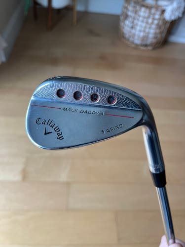 Men's Right Handed Stiff Flex 52 Degree Steel Shaft Mack Daddy 4 Wedge