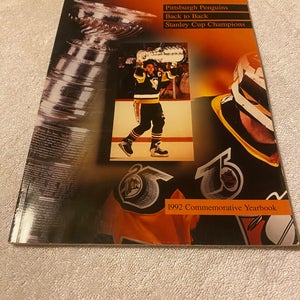 Pittsburgh Penguins NHL 1992 Commemorative Yearbook