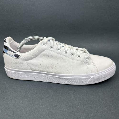 Adidas Mens Stan Smith Vulc GZ8955 White Blue Ambient Sky Shoes Sneaker Size 9.5