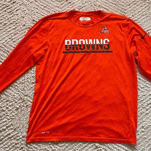 Cleveland Browns Nike On-Field Sideline Velocity T-Shirt - Mens