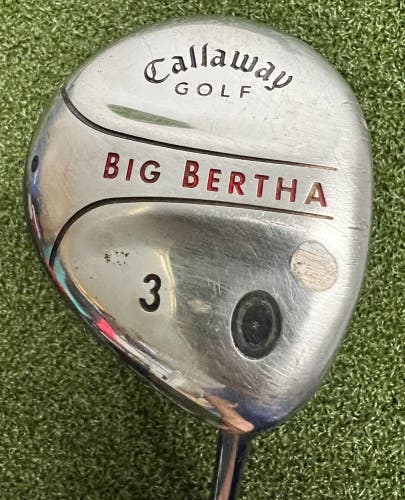 Callaway Golf Big Bertha  3 Wood / Fila Lite Regular Graphite / NEW GRIP /sa6116