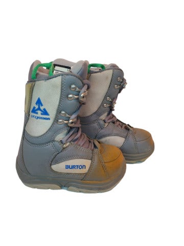 Burton Kids Progression Snowboarding Snowboard Boots Size 12c - C Toddlers