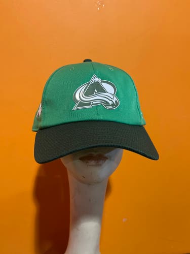 New Green Fanatics Colorado Avalanche St. Patricks Day Hat Adjustable