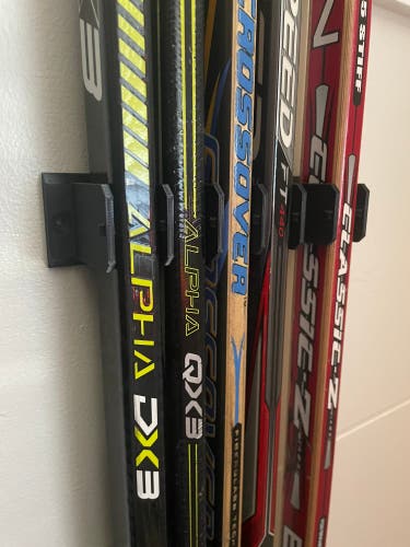 Hockey Stick Rack - Easy To Mount On Any Wall