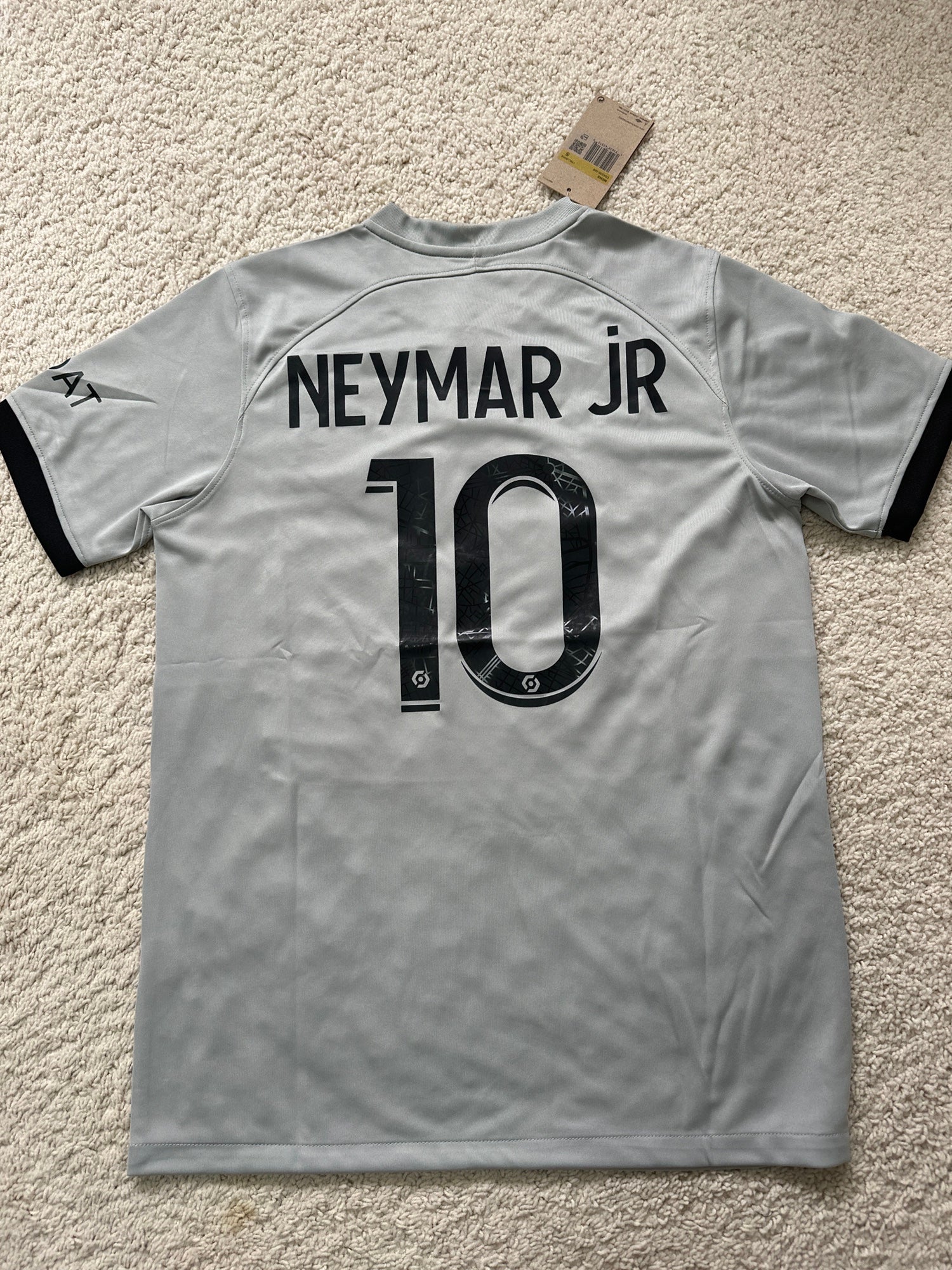 Women's Nike Neymar Jr. White Paris Saint-Germain 2023/24 Away Stadium  Replica Player Jersey