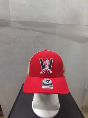 NWS Washington Nationals '47 Trucker Mesh Back Snapback Hat MLB