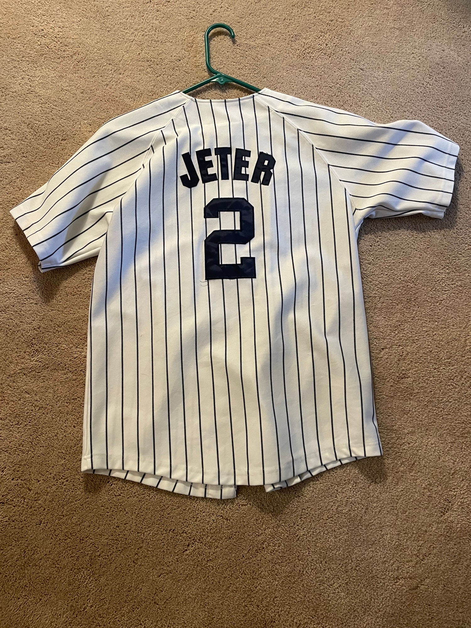 Adidas New York Yankees Derek Jeter Youth Jersey Size Large / 7