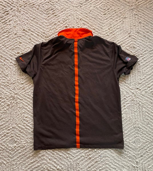 Cleveland Browns ProStock OnField Coaches Polo sz XL