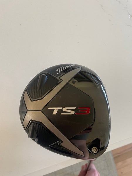 Men's Used Titleist Right Handed TS3 Driver HZRDUS Smoke, 60 g, Stiff Flex