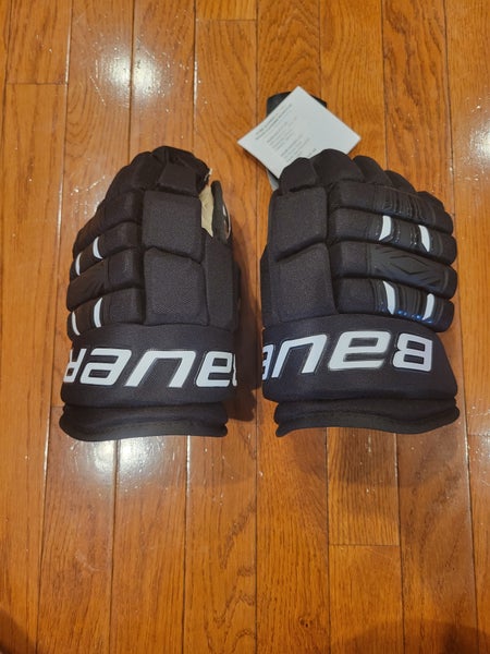 New Bauer Pro Series Gloves 11" Junior Black