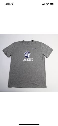 Team Issue Georgetown Lacrosse Size Large Warm Up/Travel Shirt